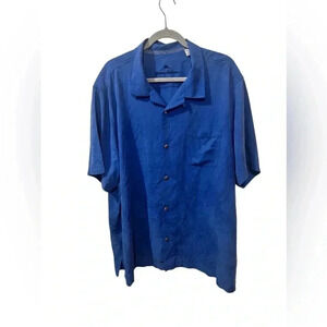 Tommy Bahama Blue Casual Button Down Shirt